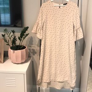 Roofer Lydia polka dot dress size S